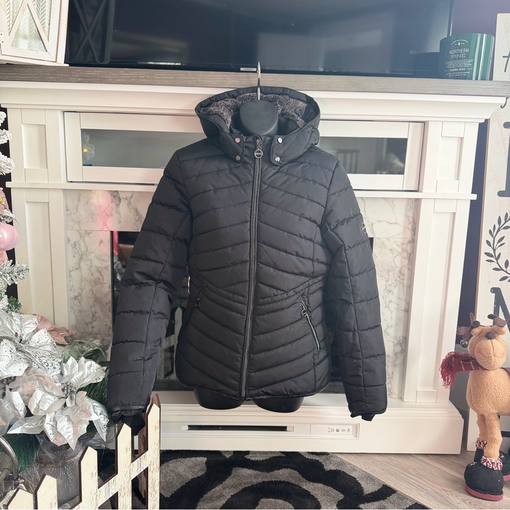 Women's Black Quilted Jacket